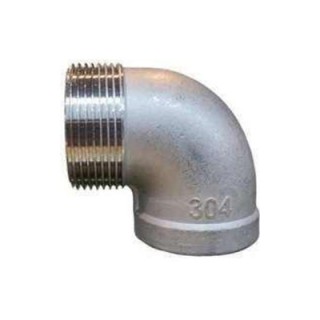 STREET ELBOW 90 DEGREES  SS304 BSPT