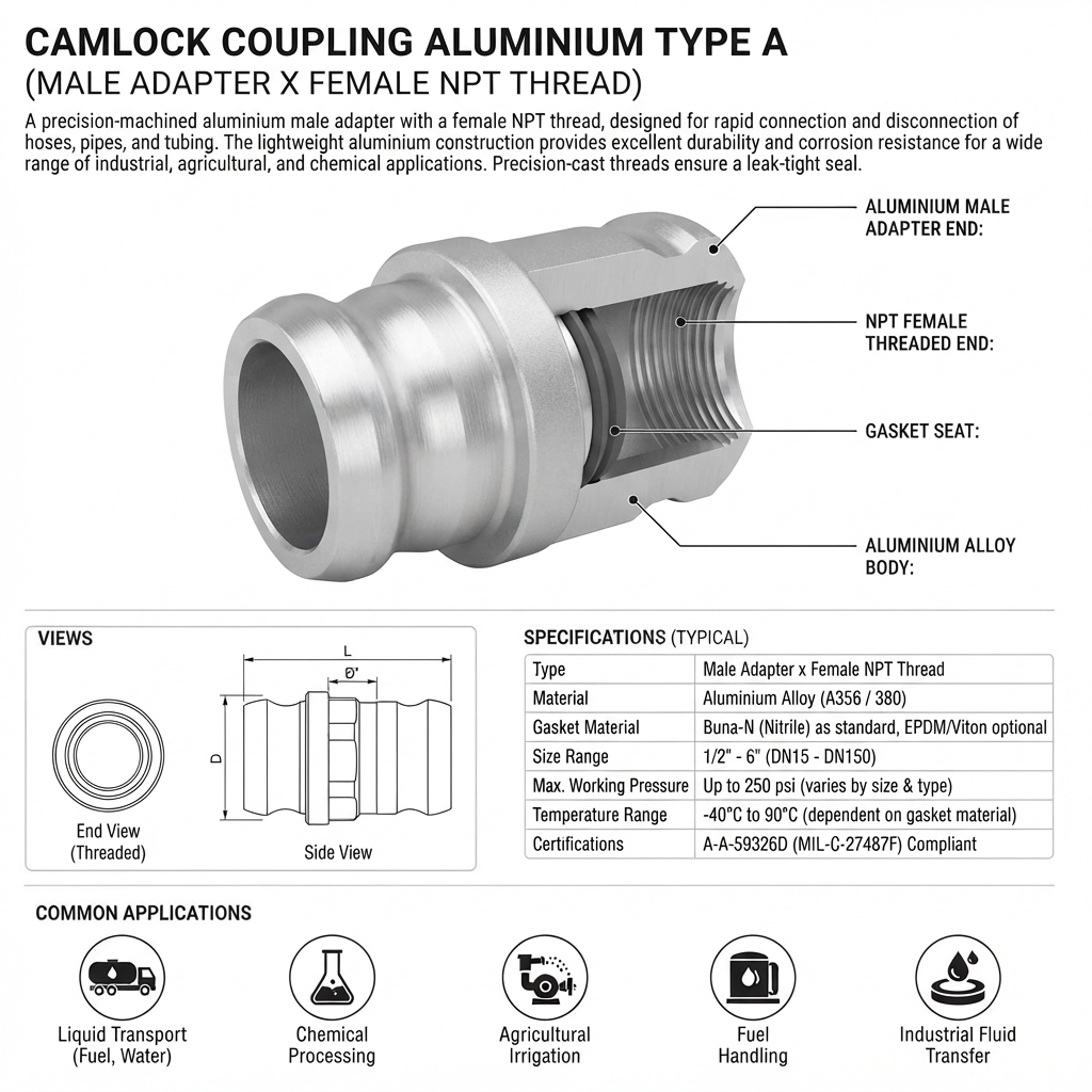 CAMLOCK ALUMINIUM