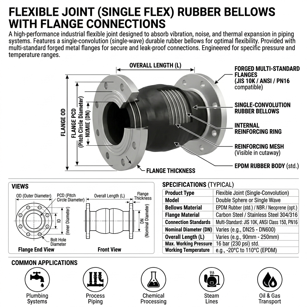 FLEXIABLE JOINT (SINGLE FLEX)