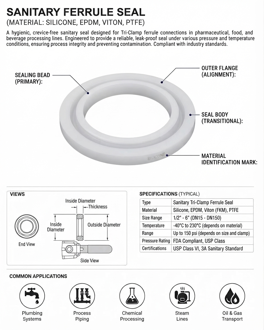 SEAL FERRULE SANITARY