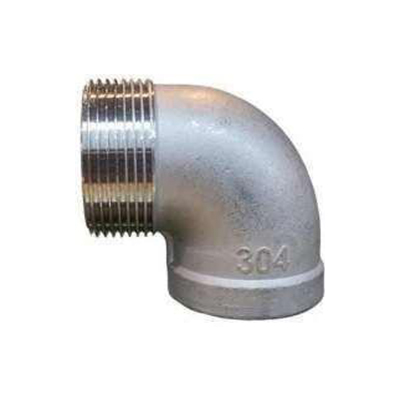 STREET ELBOW 90 DEGREES  SS304 BSPT